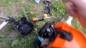 Ремонт триммера - не работает газ бензотриммера. Решение проблемы