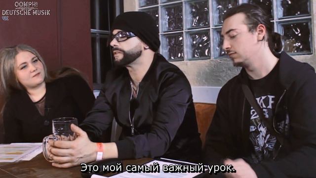 DE (Ru Subs) 2020-03-08 Interview Mit DJ Dero (Oomph!), St. Petersburg, Russia