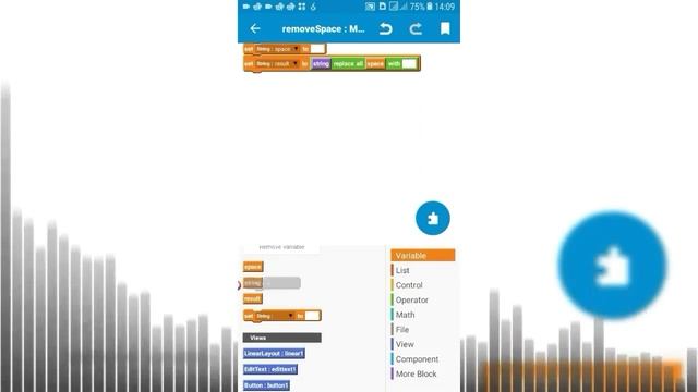 How to remove space from string in Sketchware смотреть онлайн