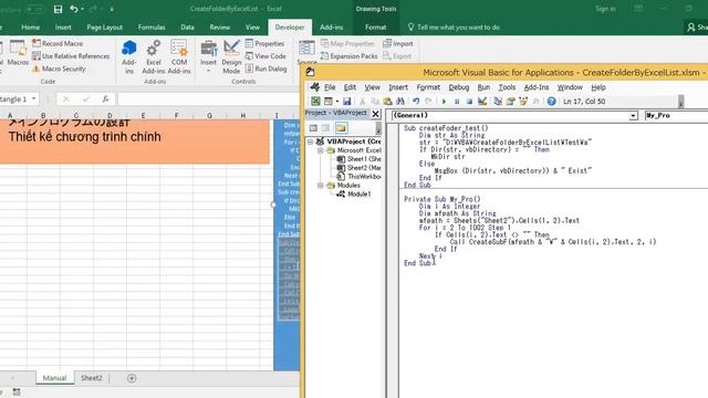VBA Excel Create List Folder From Excel List смотреть онлайн
