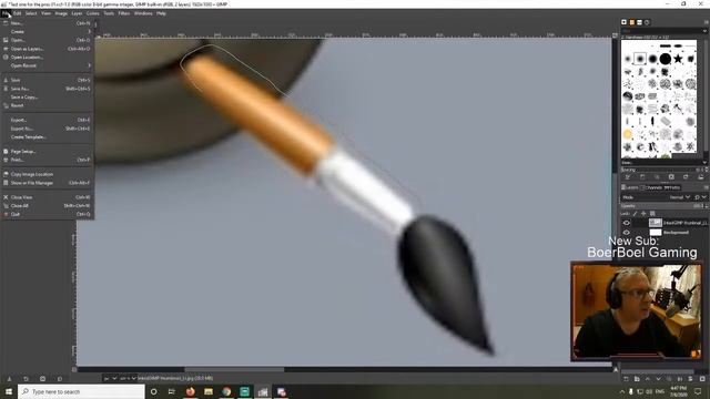 Let's learn GIMP the free Photoshop alternative - Just chatting смотреть онлайн