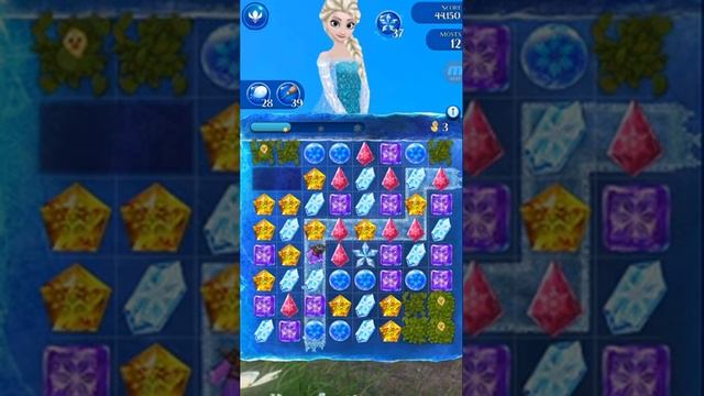 Disney Frozen Free Fall Endless map level #2945 (without using items) смотреть онлайн
