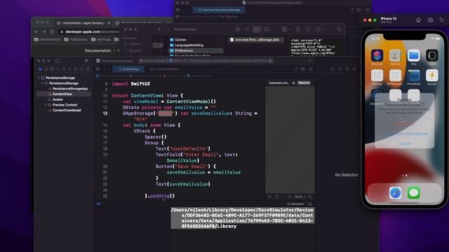 Userdefaults in swiftUI || KeyChain Storage iOS || iOS interview Questions смотреть онлайн