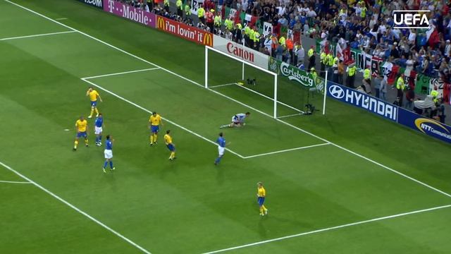 EURO 2004 highlights: Sweden 1-1 Italy смотреть онлайн