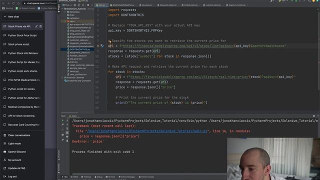 Building our Own Stock Screener using Python and ChatGPT and Financial Modeling Prep API смотреть онлайн