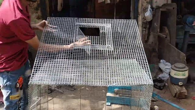 3*2.5*2 ka full folding #cage #birds #storge #wire смотреть онлайн