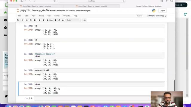 How to Perform Arithmetic Operations in NumPy | Python For Data Science смотреть онлайн
