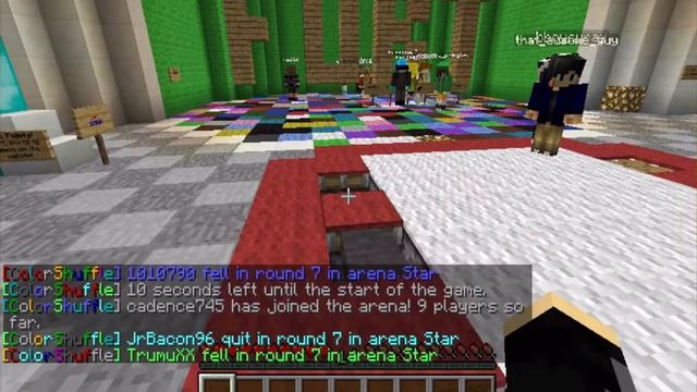 Minecraft Colour Shuffle Minigame 