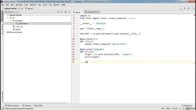 Upload Files Using Python and Flask смотреть онлайн