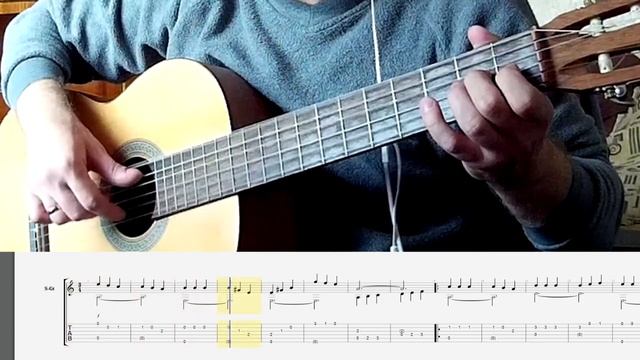 Ніч Яка Місячна На Гитаре. Самые простые и легкие ноты для гитары. смотреть онлайн