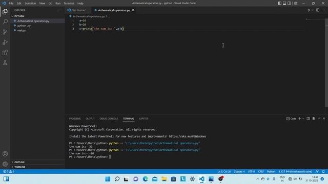 Arthematical operators in python [Hindi] смотреть онлайн