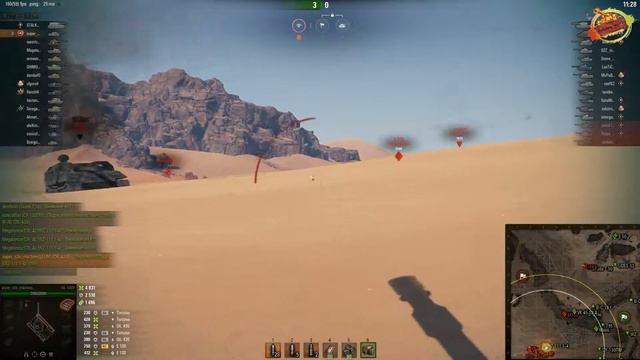 Объект 430У. 10039 урона. Карта Песчаная река. смотреть онлайн