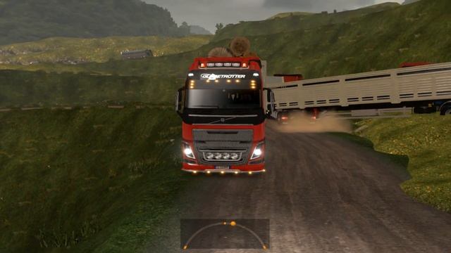 ETS2 | Volvo FH16 6x4 Transporting 25 tons of Wood смотреть онлайн