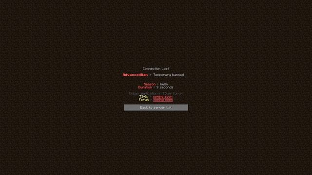 Minecraft Plugin Tutorial - Advanced Ban смотреть онлайн