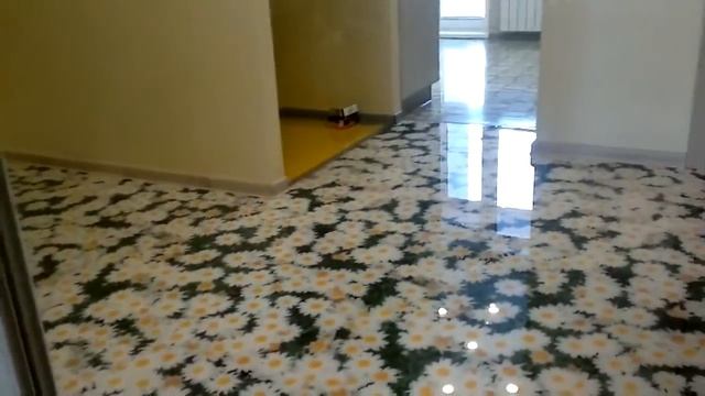 Ромашковое поле (наливные полы, полимерные полы) смотреть онлайн