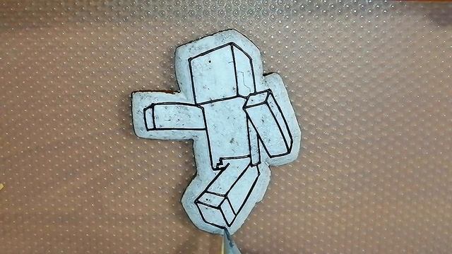 Пряники в торт для МАЛЬЧИКА. МАЙНКРАФТ смотреть онлайн