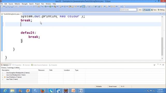 Java 7 new feature :How to use switch statements with strings смотреть онлайн