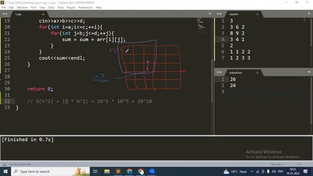 Prefix Sum 2-D Array || C++ Tutorial in Hindi/English смотреть онлайн