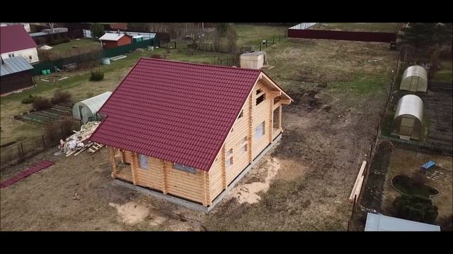 ДОМ ИЗ БРЕВНА С ЭРКЕРОМ "Барский 128" смотреть онлайн