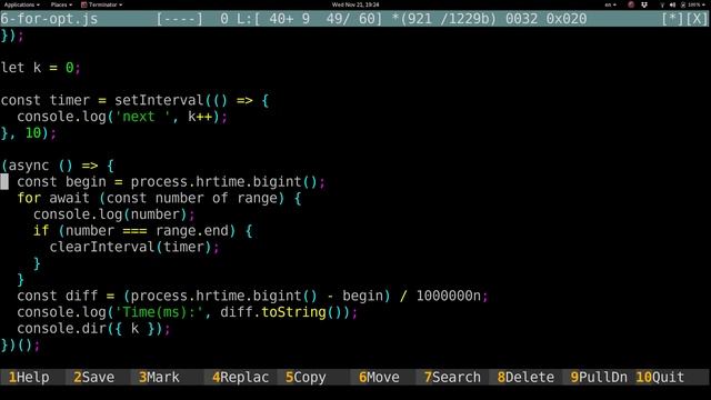 Неблокирующее асинхронное итерирование в JavaScript смотреть онлайн