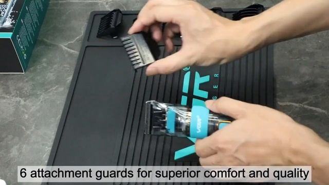VGR V-695 Professional Cordless Hair Clipper Transparent LED Display Electric смотреть онлайн