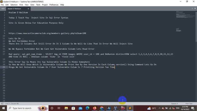 Inject Site Sql Syntax Error смотреть онлайн