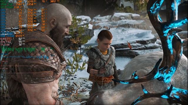 God of War - RX 570 4gb + Xeon E3 1240 V2 (i7 3770) + 8GB RAM - Benchmark 768p Original смотреть онлайн