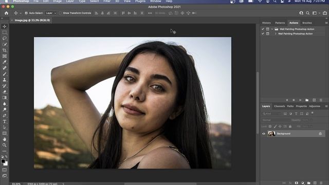 Wall Painting Photoshop Action | The Exotic Canvas Photoshop Actions Bundle | Artixty смотреть онлайн
