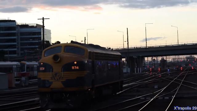 SHRC’s Private Diesel charter, “The Royal Train” Seymour to Warrnambool via SCS | ft. A66, B74 & XP смотреть онлайн