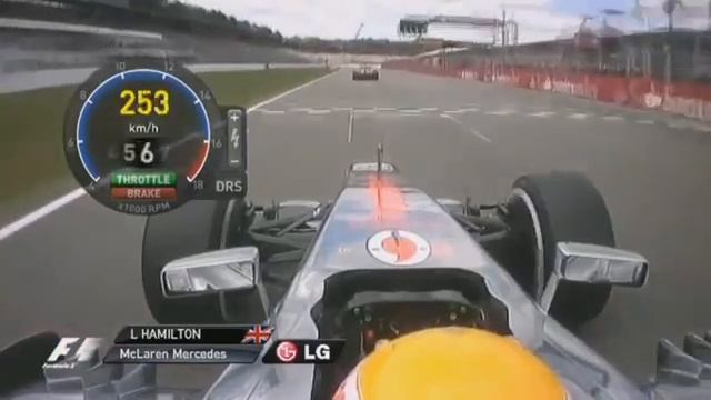 Формула 1 (F1). Германия 2012. Вид от первого лица.