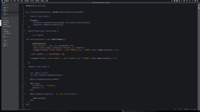 Animated Page Transitions Tutorial: SERIES 2 - Barba JS and GSAP - PART 2 смотреть онлайн