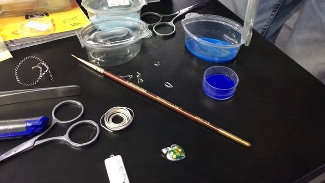 Перегородчатая эмаль: подготовка краски смотреть онлайн