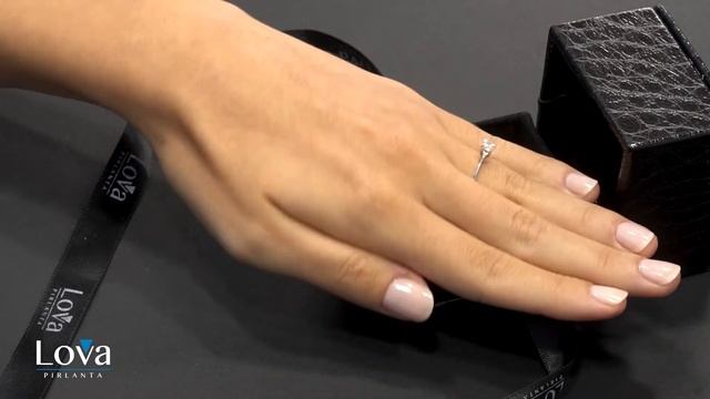 Lova Pırlanta - 0,18 Karat Pırlanta Tektaş Yüzük - 1050062 смотреть онлайн