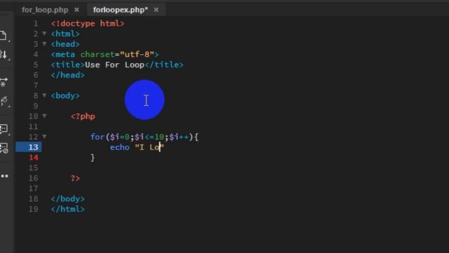 #: How to create a For Loop in PHP, Learning For Loop In PHP for beginner, PHP Programming смотреть онлайн