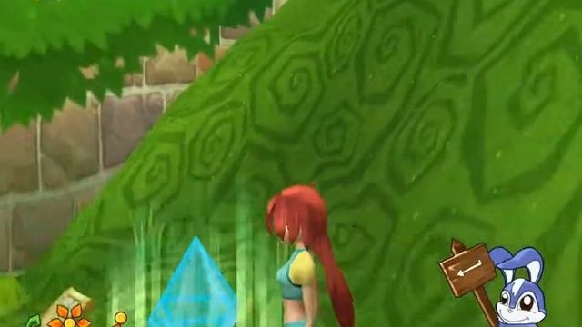 Глюк в игре Winx club прогулка в парке гардении смотреть онлайн