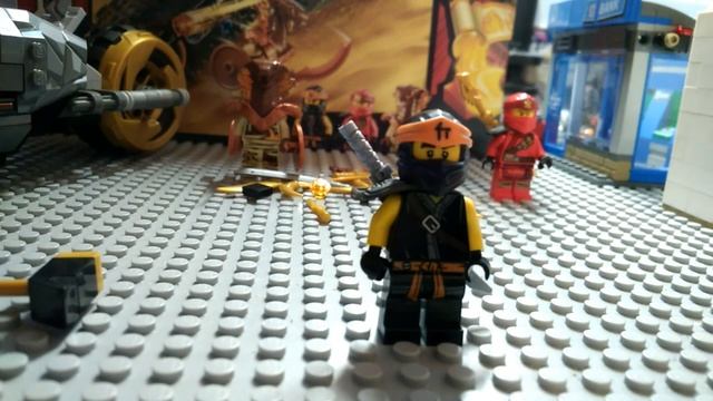 Lego Ninjago |Cole's Dirt bike 70672| recenze смотреть онлайн