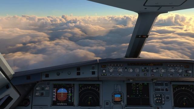 MFS 2020 А318  FRONTIER  Летим в Пальма - де - Мальорка Уход на 2 круг Online Full Flight X-Box X