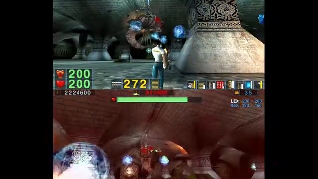 Serious Sam : Second Encounter Splitscreen | The Exotech Larva Boss Fight | смотреть онлайн