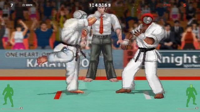 Karate Master 2 Knock Down Blow - chin weakness fight 1080P@60 FPS!!! смотреть онлайн