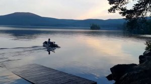 Лодочный электромотор HDX 86Х мощность на 12v аккумуляторе.