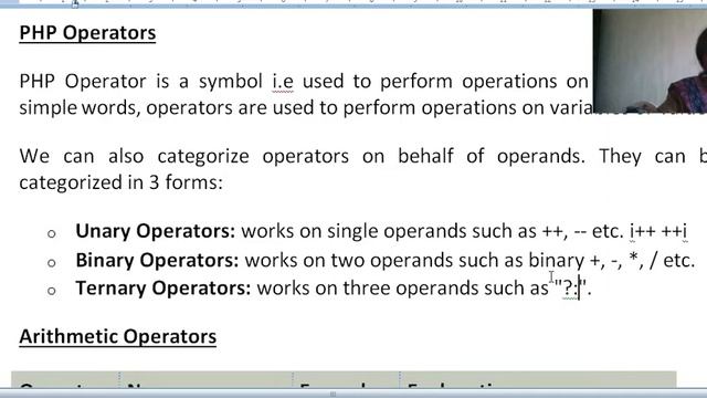 STRINGS AND OPERATORS IN PHP смотреть онлайн