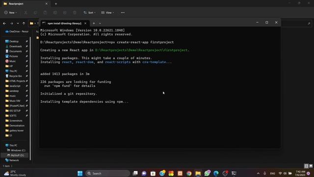 How to Create React Project | React | VS Code смотреть онлайн