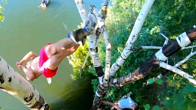 Лучший паркур в воду. WATER SPLASH. ЕКАТЕРИНБУРГ смотреть онлайн