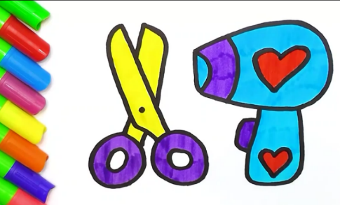 Набор для парихмахера. Рисуем с детьми смотреть онлайн