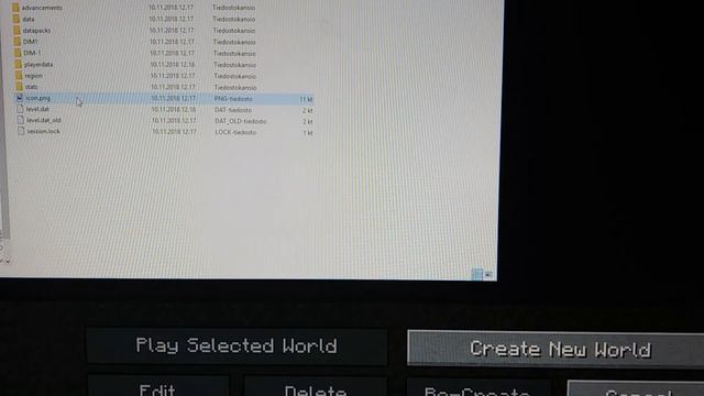 how to change world icons in Minecraft tutorial смотреть онлайн