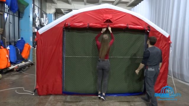 Оперативный штаб. Пневмокаркасный модуль 8,0 м. х 4,0 м. х 2,7 м.