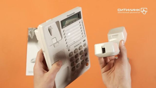 Обзор проводного телефона PANASONIC KX-TS2365RUW | Ситилинк смотреть онлайн