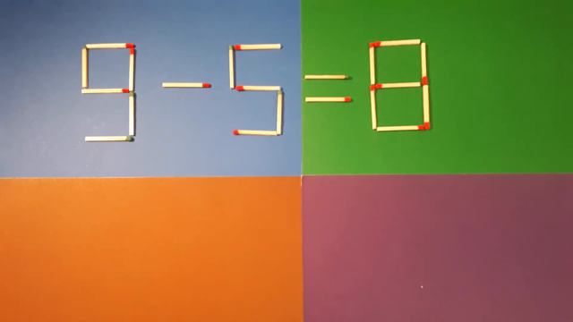 9-5=8. Вот такое необычное решение. смотреть онлайн