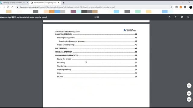 Advance Steel free guide download for starters смотреть онлайн