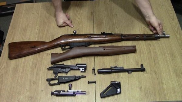 Кастом на базе обреза Gletcher М1891 карабин М44